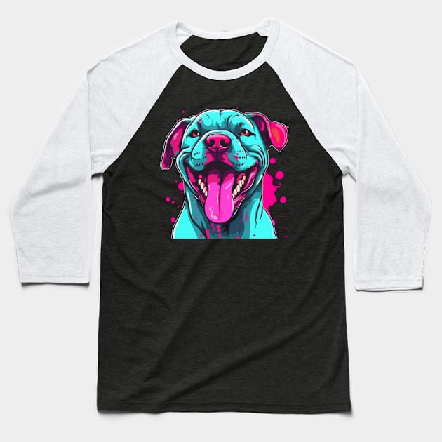 I love pitbull Baseball T-Shirt by Rocket Girls 